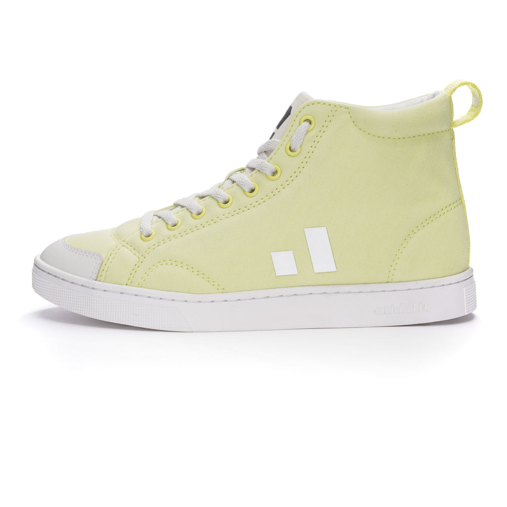 Fair Trainer Active Hi Cut Lime Yellow | Just White