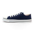 Fair Trainer White Cap Lo Cut Ocean Blue | Just White