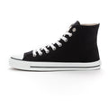 Fair Trainer White Cap Hi Cut Jet Black | Just White