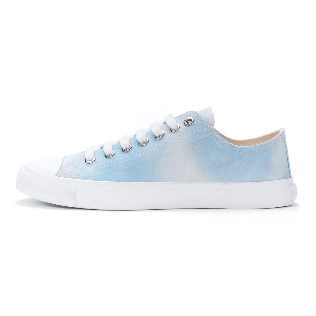 Fair Trainer White Cap Lo Cut Summer Sky | Just White