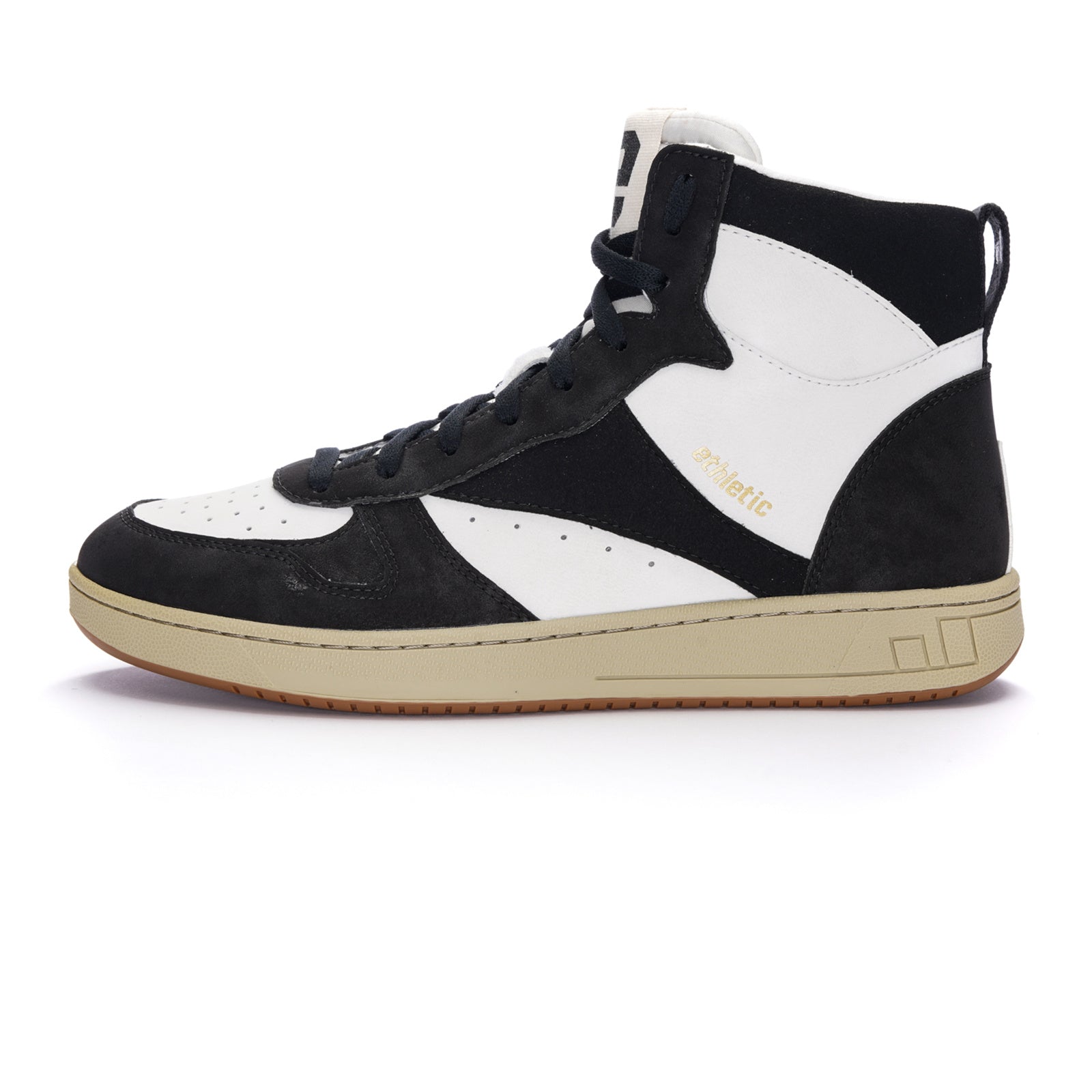 Carl Hi  Cut Chalk White | Jet Black