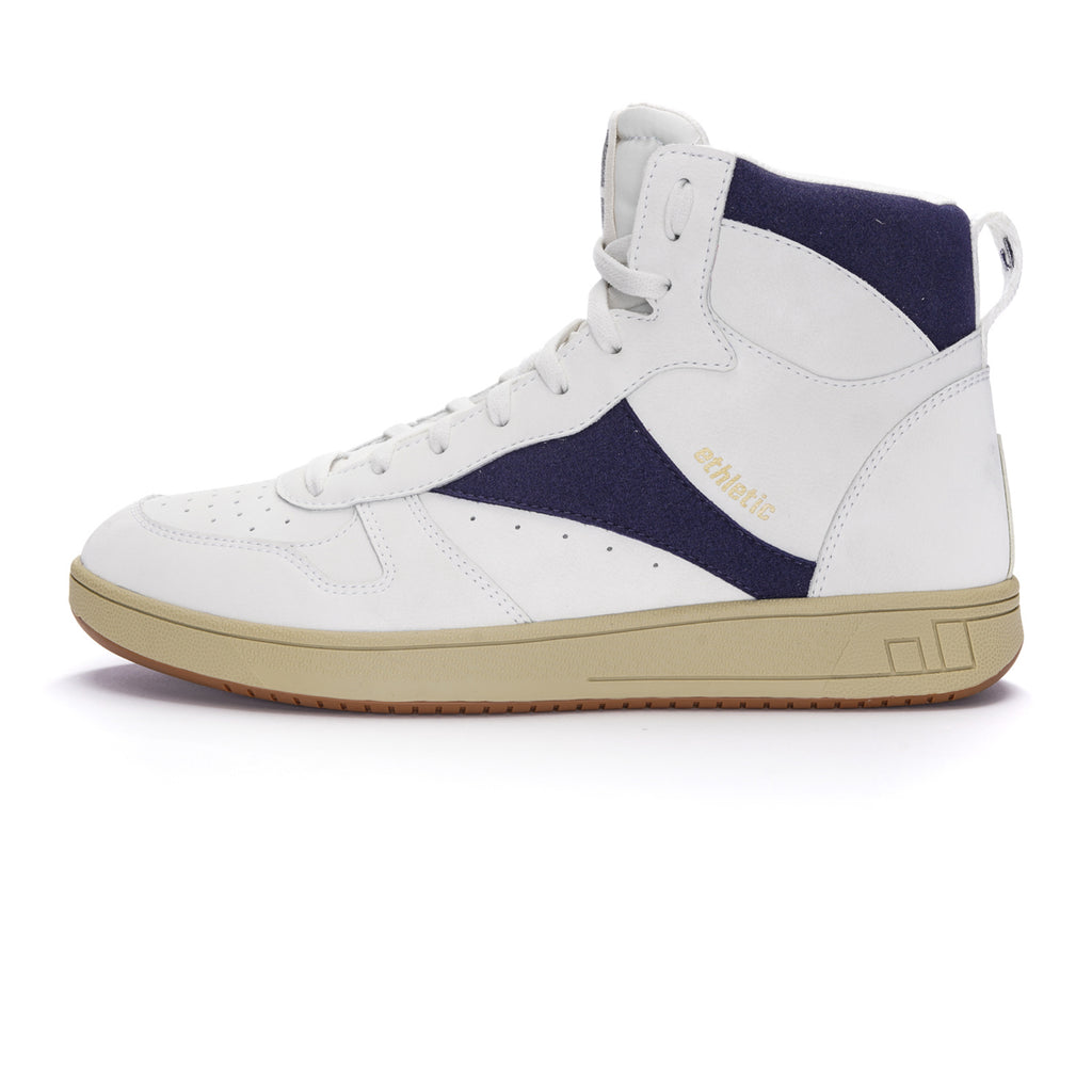 Carl Hi Cut Chalk White | Ocean Blue