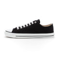 Fair Trainer White Cap Lo Cut Jet Black | Just White
