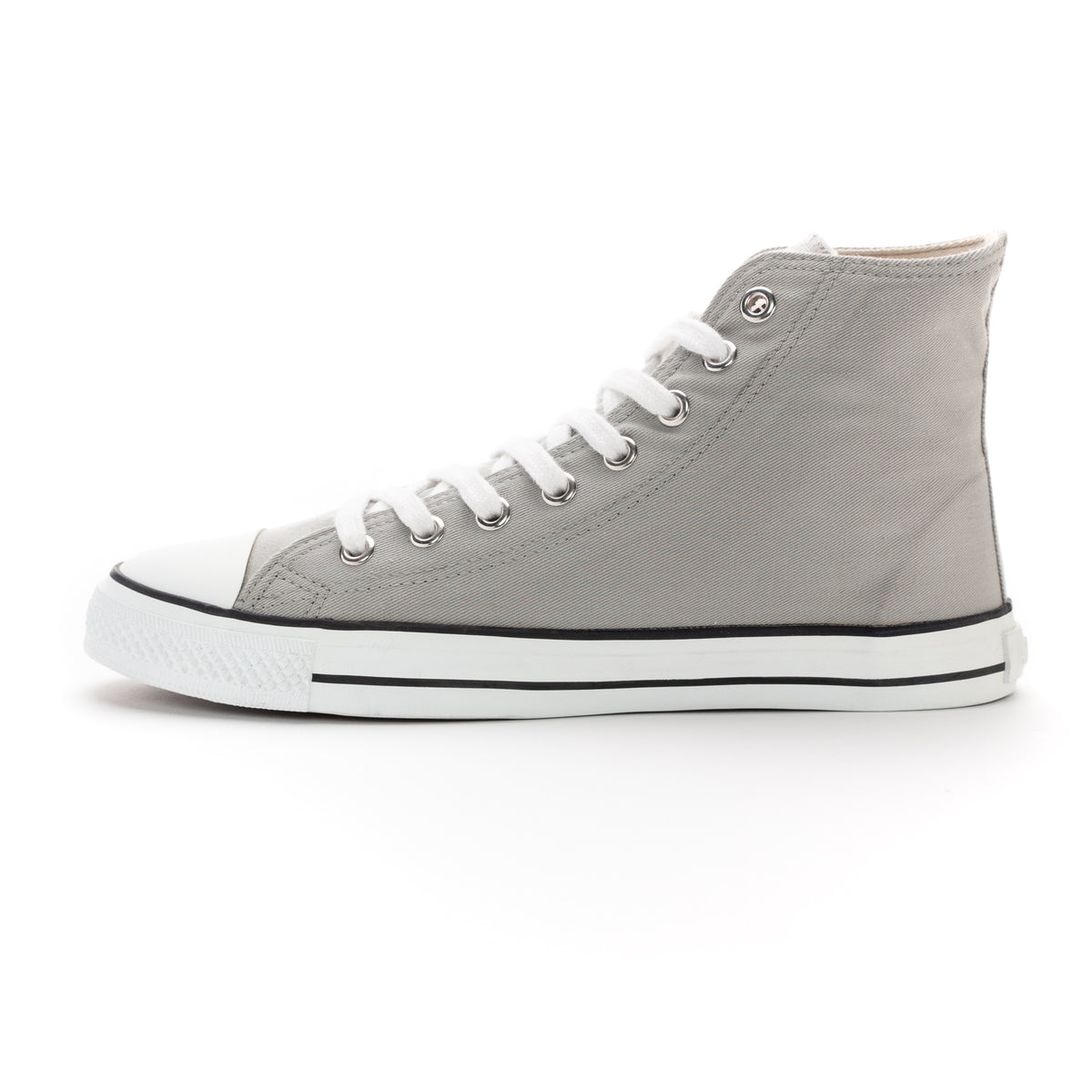 Fair Trainer White Cap Hi Cut Urban Grey | Just White