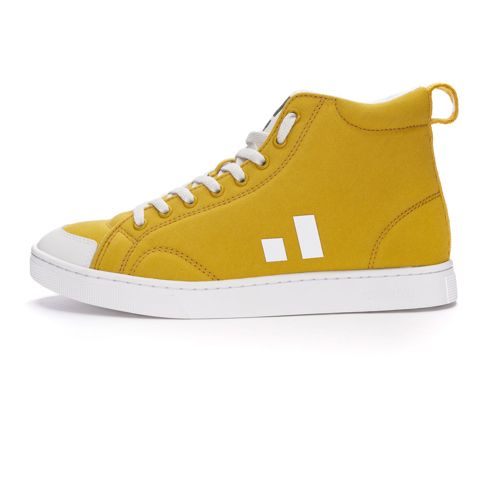 Fair Trainer Active Hi Cut Mustard Yellow | Just White