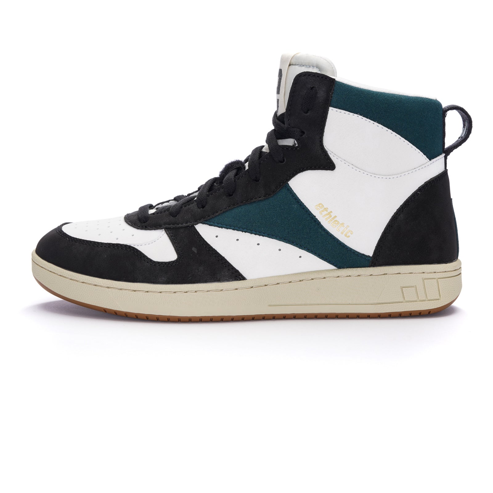 Carl Hi  Cut Chalk White | Fir Tree Green