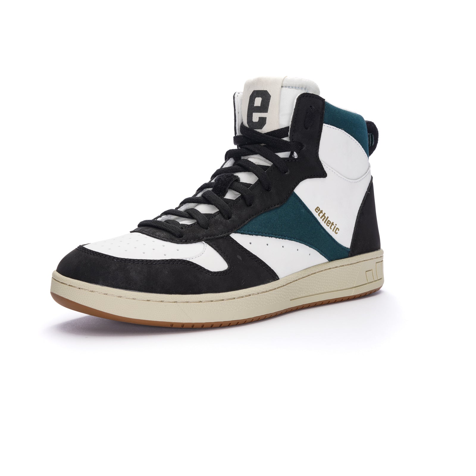 Carl Hi  Cut Chalk White | Fir Tree Green