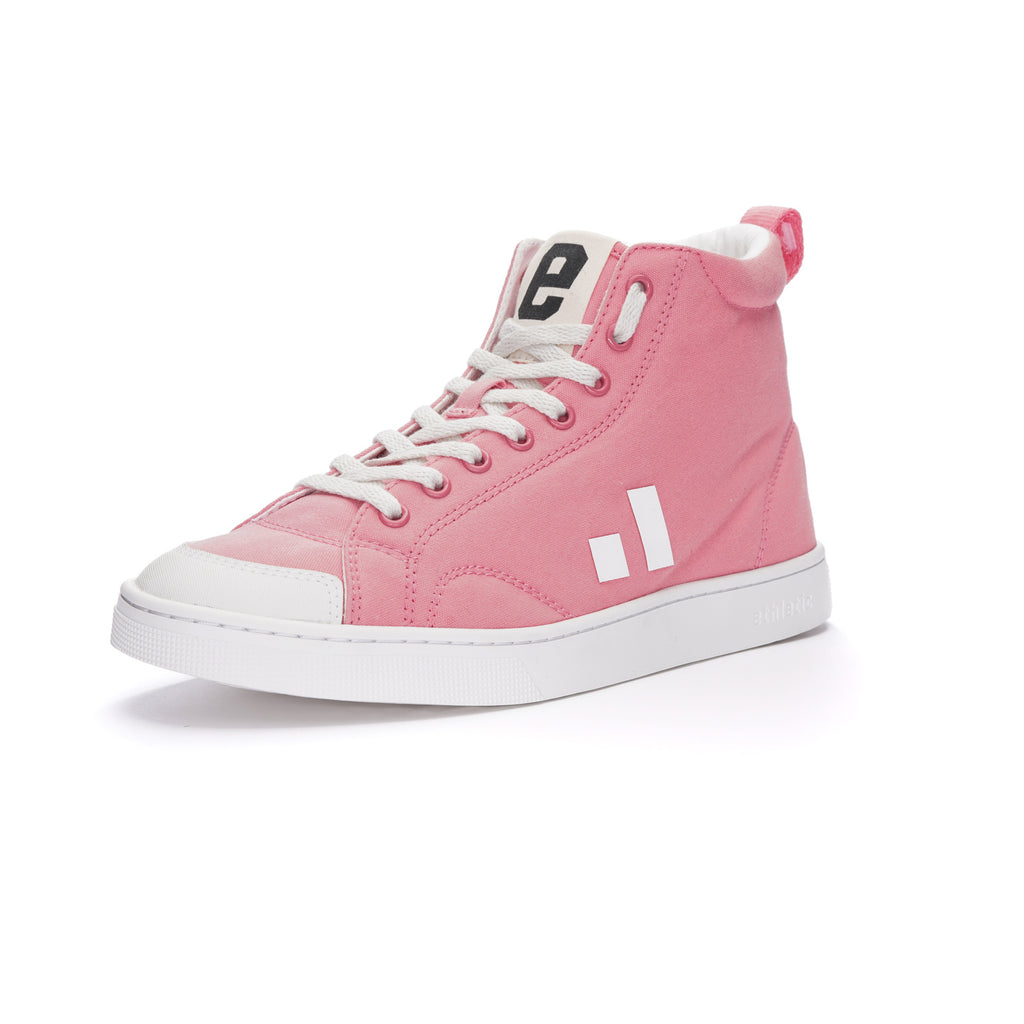 Fair Trainer Active Hi Cut Strawberry Pink | Just White