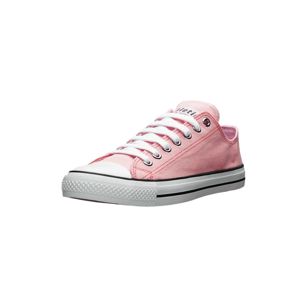 Fair Trainer White Cap Lo Cut Strawberry Pink P | Just White