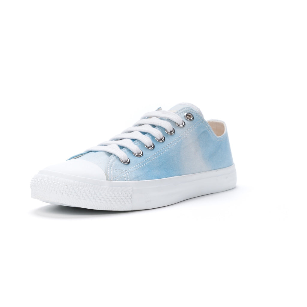 Fair Trainer White Cap Lo Cut Summer Sky | Just White