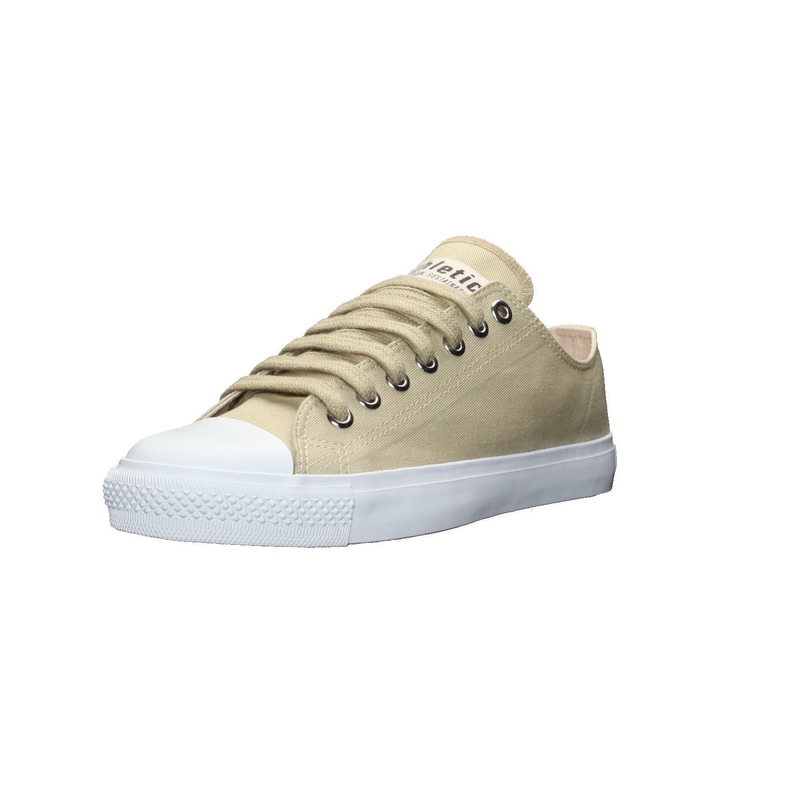 Fair Trainer White Cap Lo Cut Sage Velvet | Just White