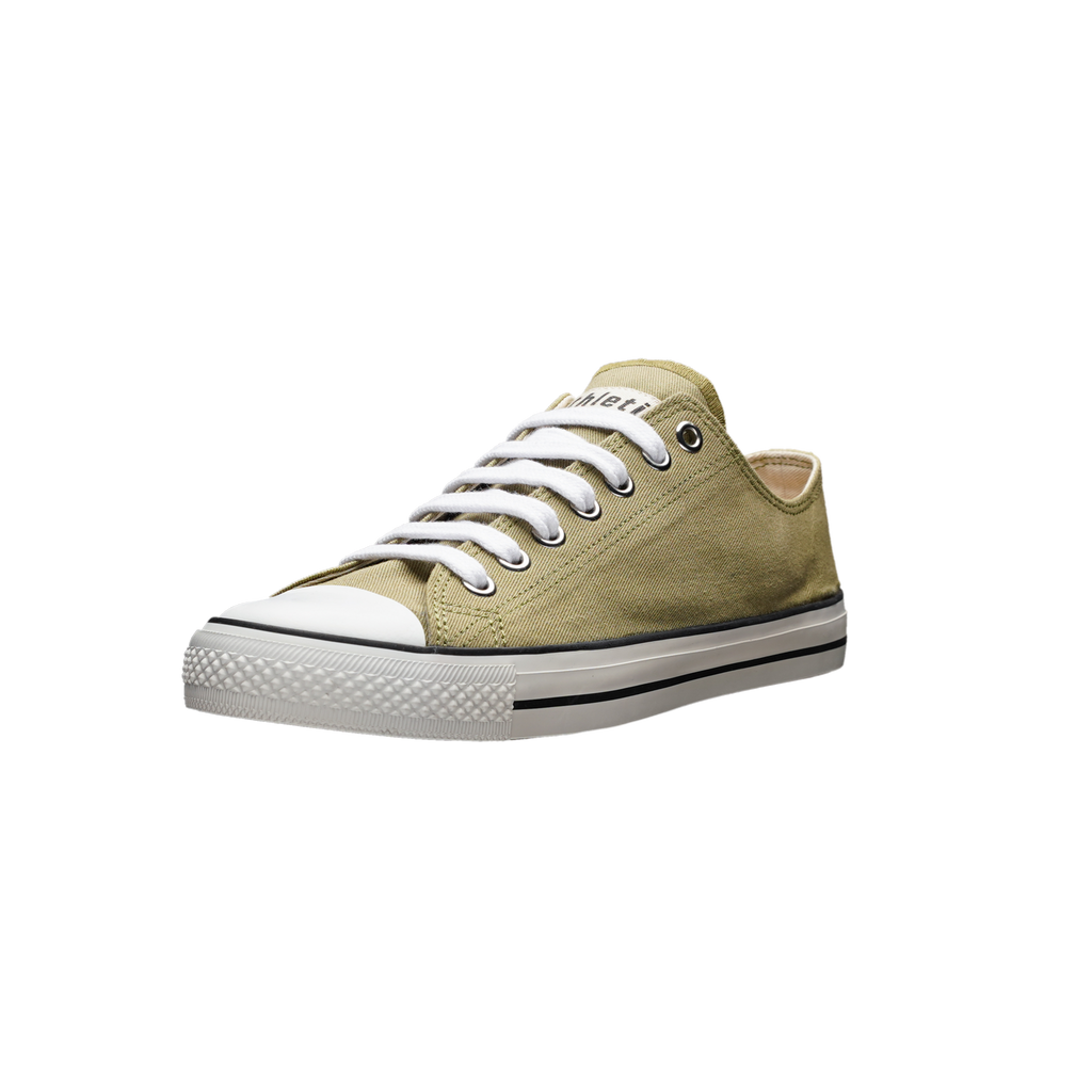 Fair Trainer White Cap Lo Cut Watersign Green | Just White