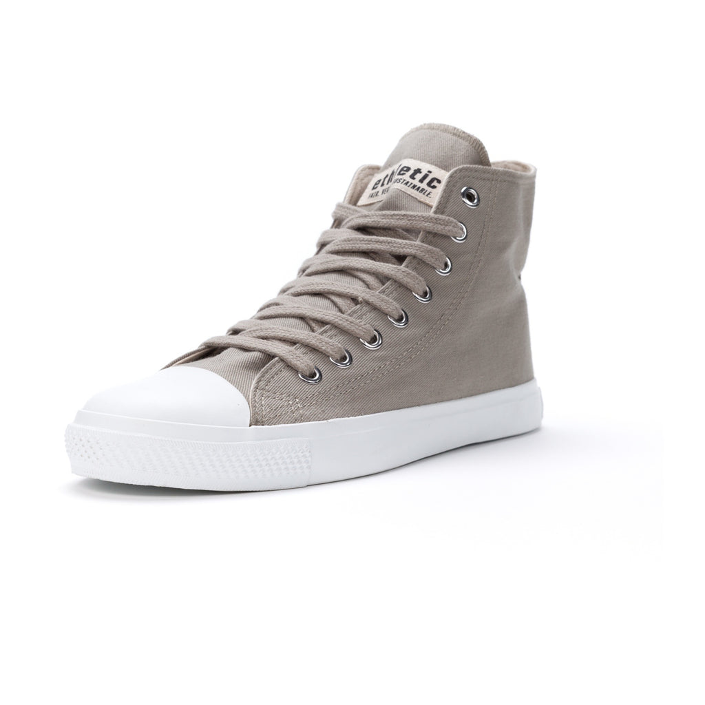Fair Trainer White Cap Hi Cut Frozen Olive | Just White