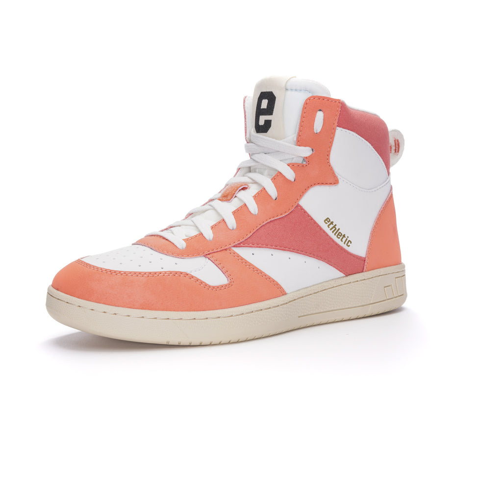 Carl Hi  Cut Bleached Orange | Just White