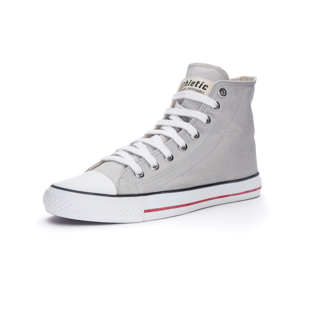 Fair Trainer White Cap Hi Cut Mirage Grey P | Just White