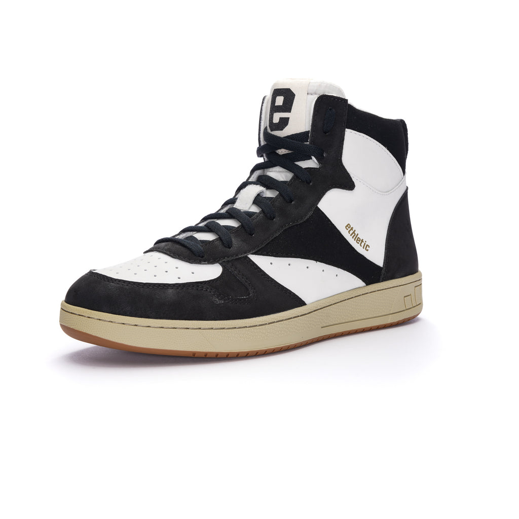 Carl Hi  Cut Chalk White | Jet Black