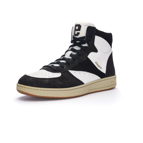 Carl Hi  Cut Chalk White | Jet Black