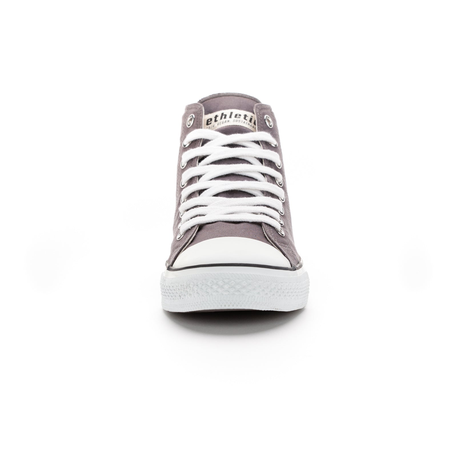 Fair Trainer White Cap Hi Cut Pewter Grey | Just White