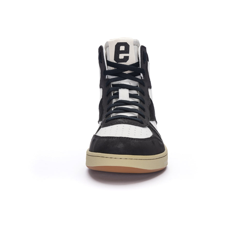 Carl Hi  Cut Chalk White | Jet Black
