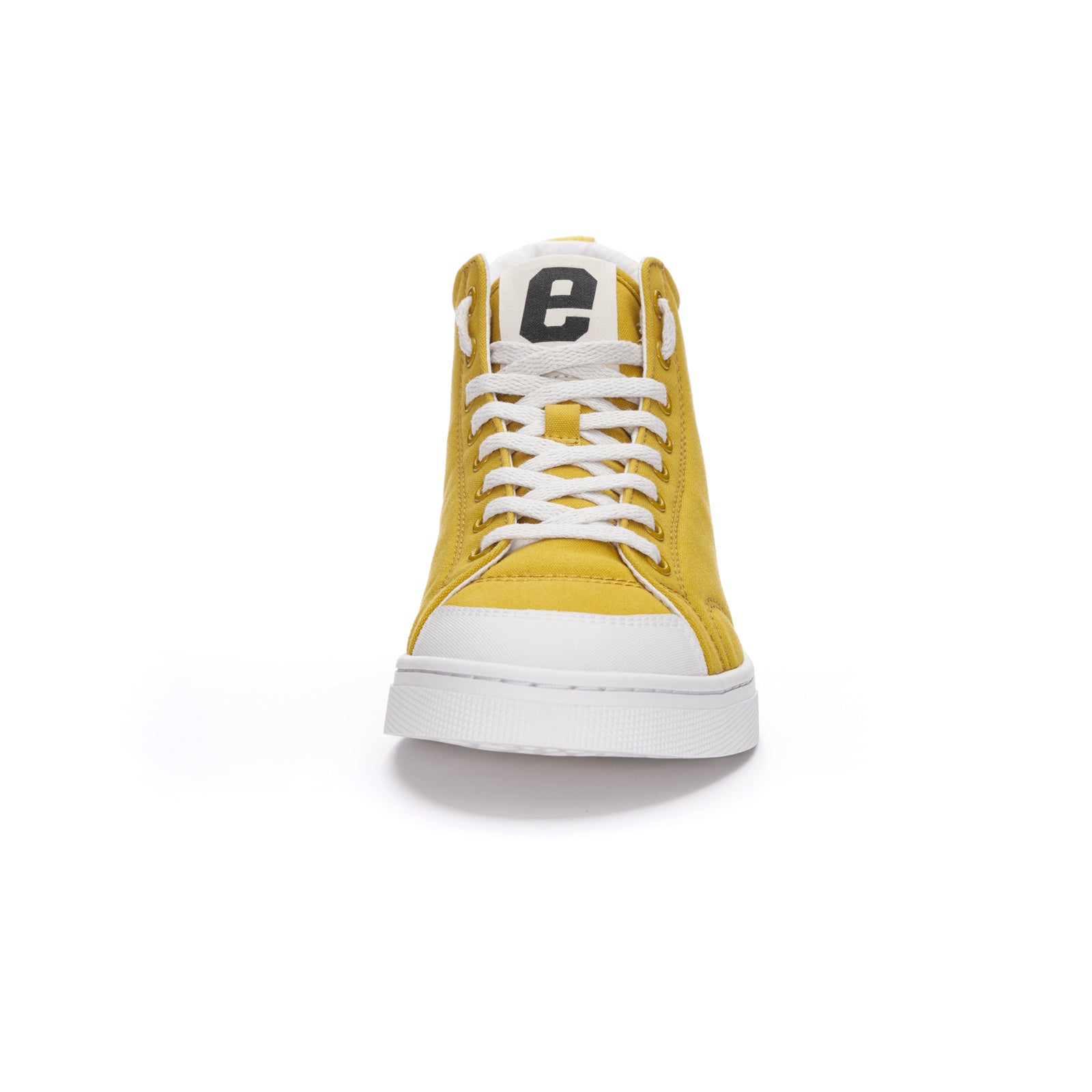 Fair Trainer Active Hi Cut Mustard Yellow | Just White