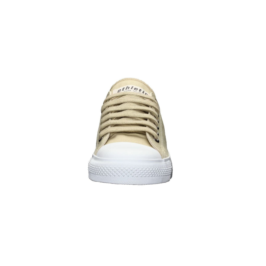 Fair Trainer White Cap Lo Cut Sage Velvet | Just White