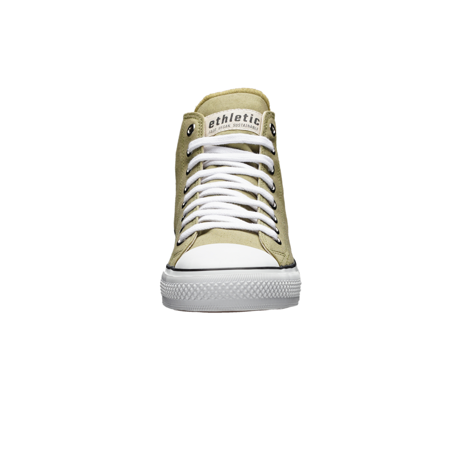 Fair Trainer White Cap Hi Cut Watersign Green | Just White