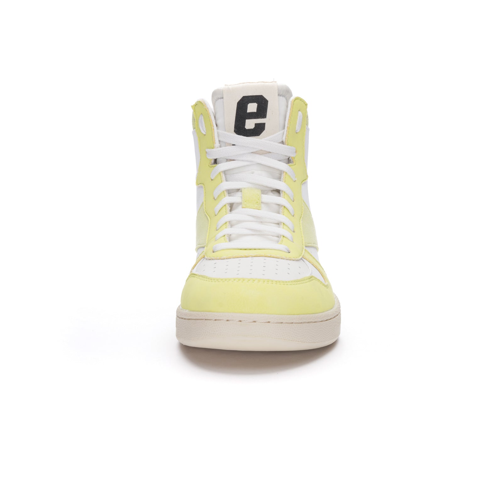 Carl Hi  Cut Lime Yellow | Just White