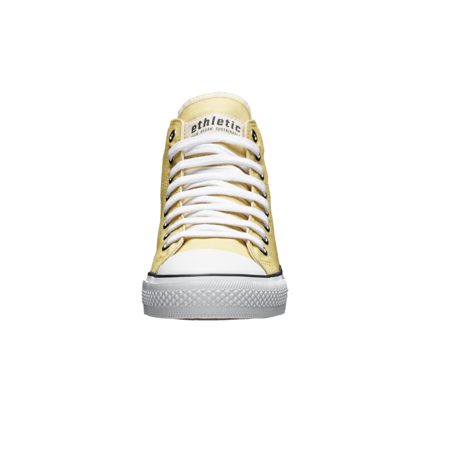 Fair Trainer White Cap Hi Cut Watersign Yellow | Just White