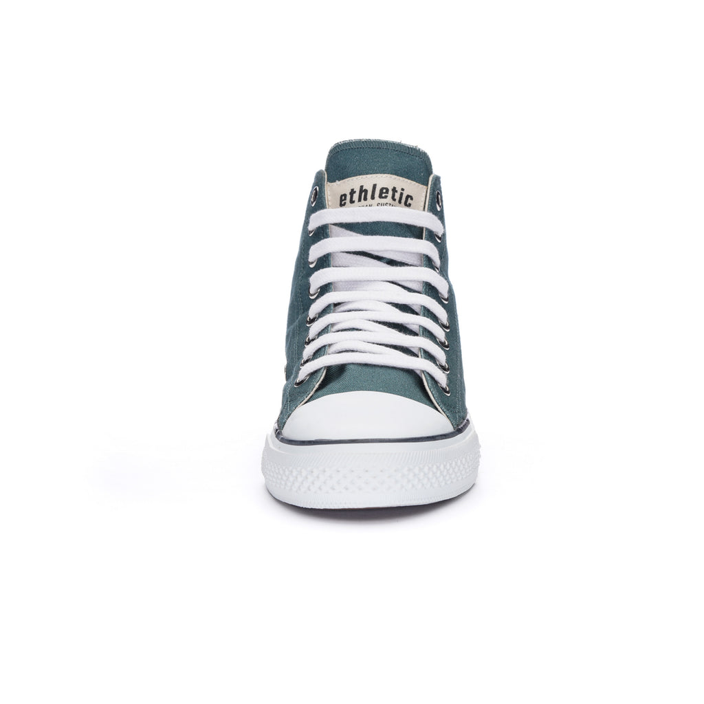 Fair Trainer White Cap Hi Cut Fir Tree Green P | Just White