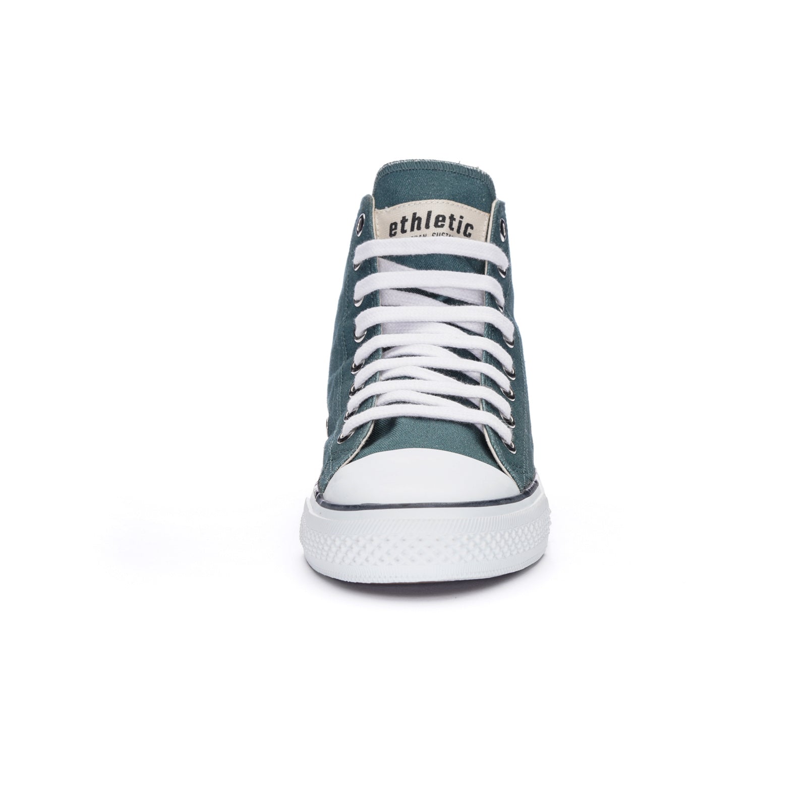 Fair Trainer White Cap Hi Cut Fir Tree Green P | Just White