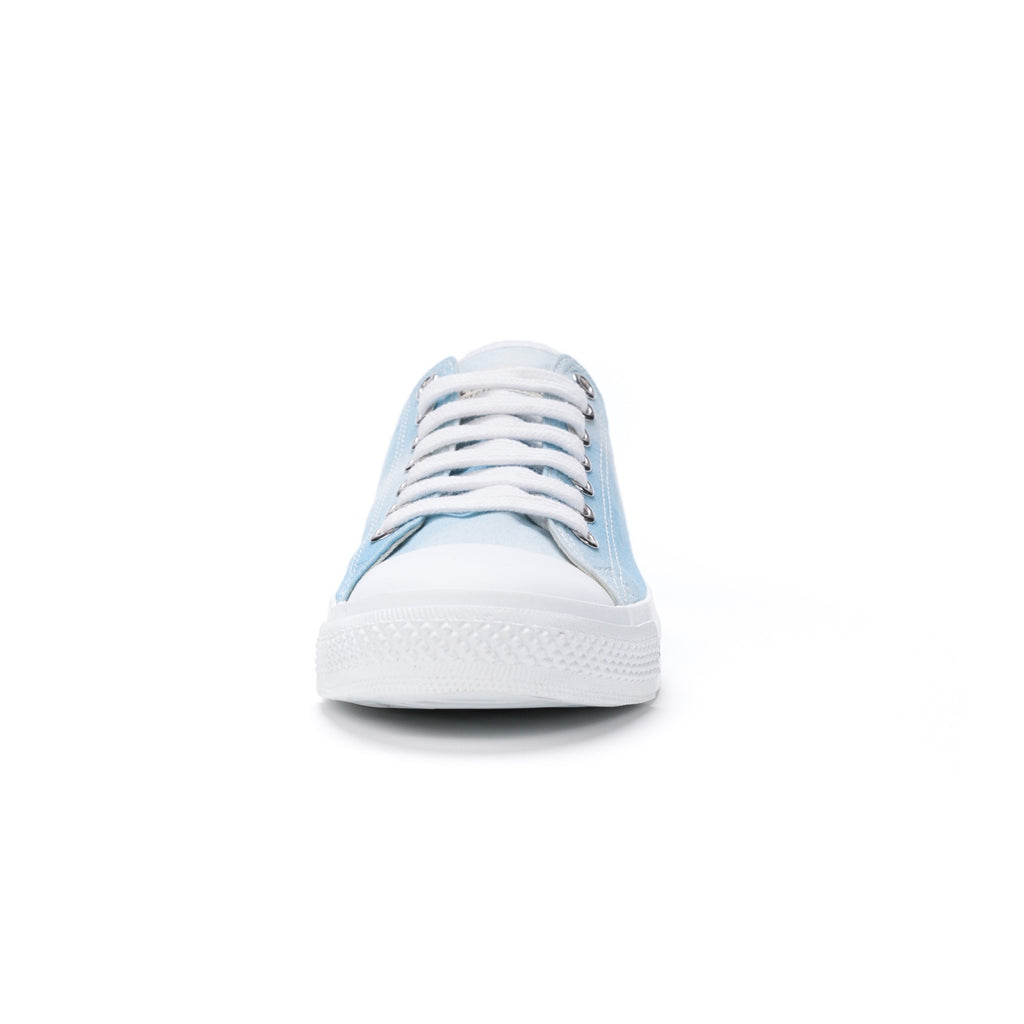 Fair Trainer White Cap Lo Cut Summer Sky | Just White