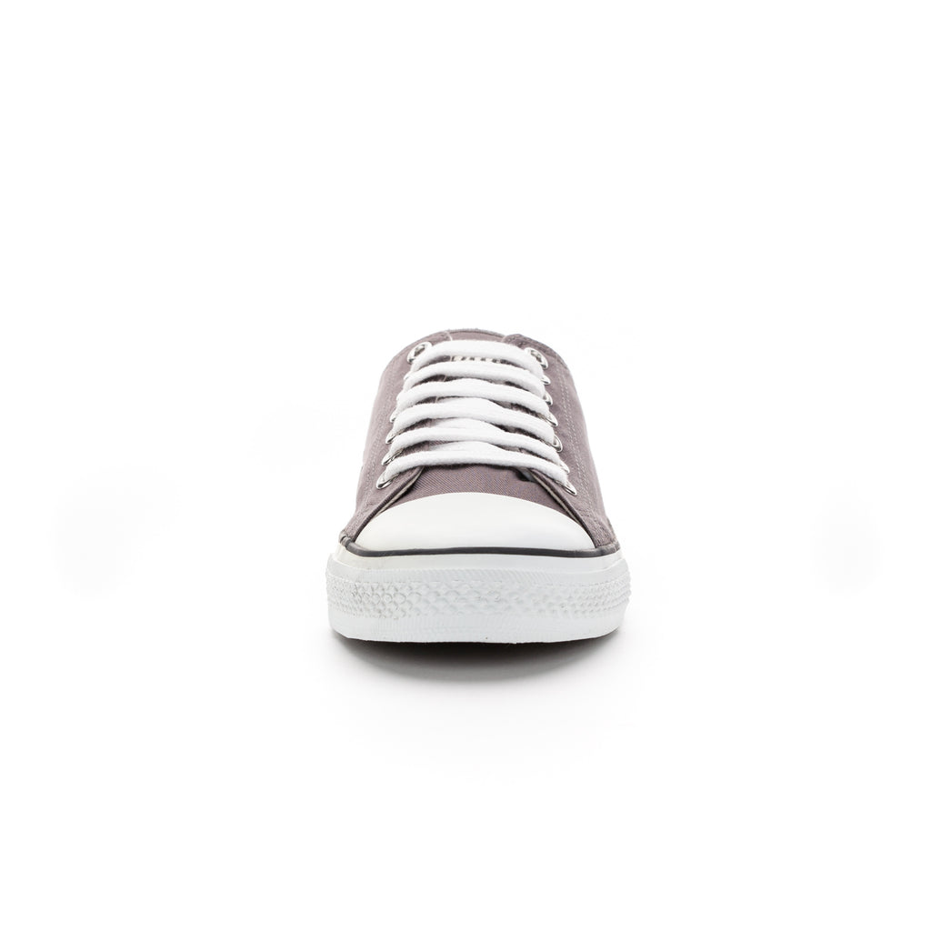 Fair Trainer White Cap Lo Cut Pewter Grey | Just White