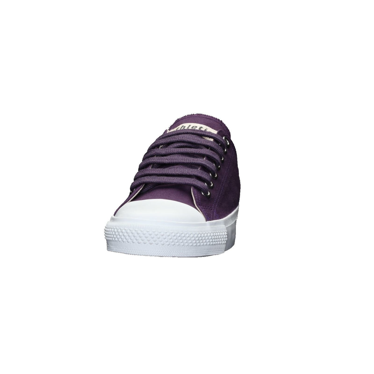 Fair Trainer White Cap Lo Cut Grape Velvet | Just White