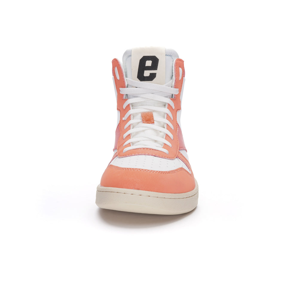 Carl Hi  Cut Bleached Orange | Just White