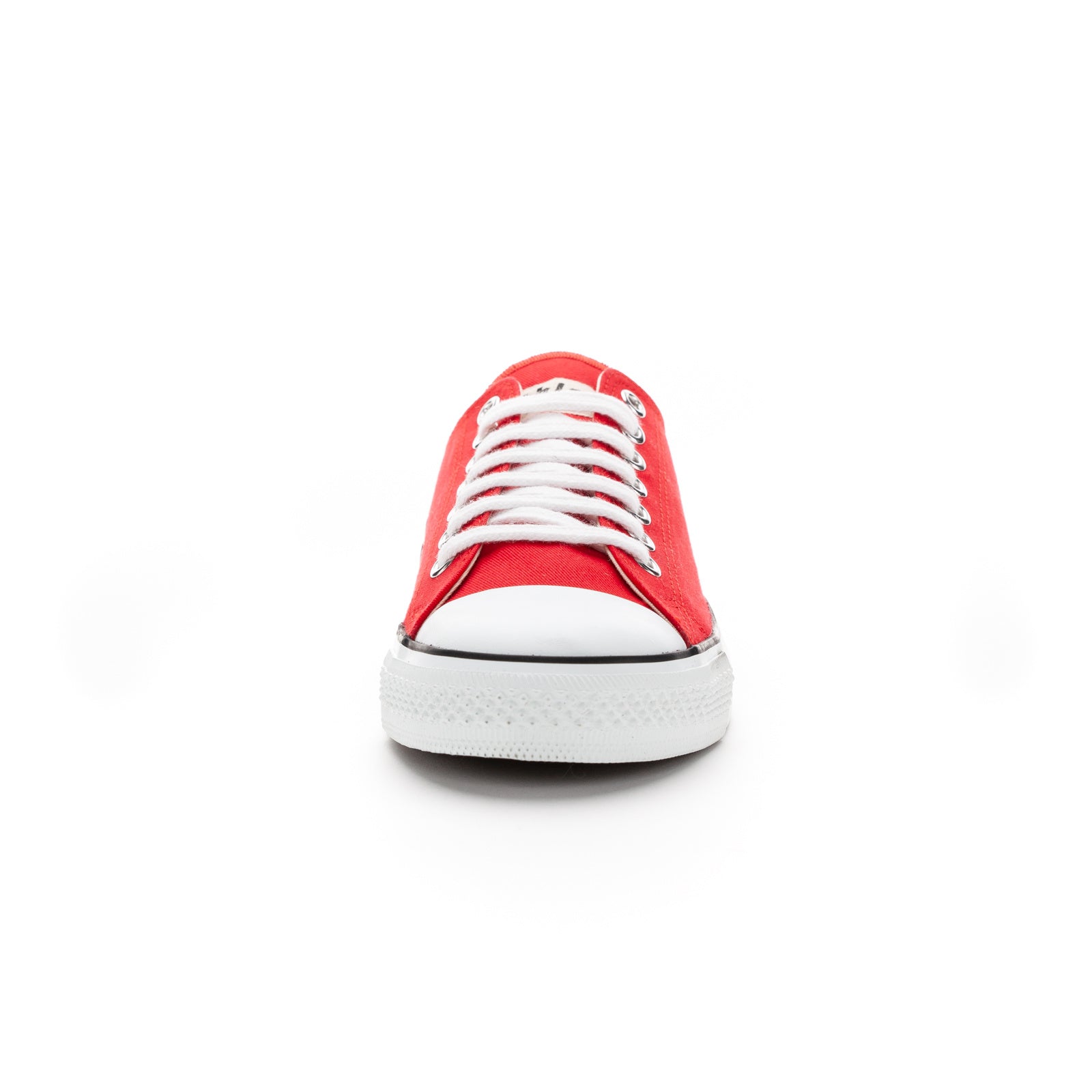 Fair Trainer White Cap Lo Cut Cranberry Red | Just White